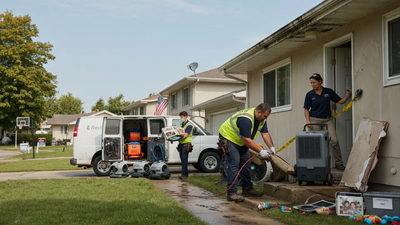 Water Damage Restoration in Bristol, WI near me